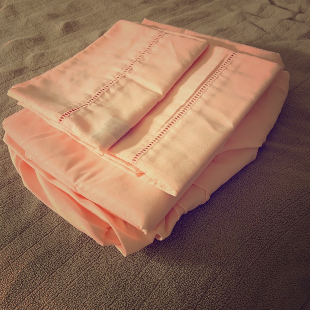 Bed sheets—Bought, Machine Washed, Never used